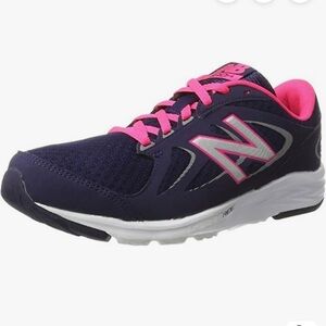 New Balance Women's 490V4 Speed Ride running shoes navy/pink Size 7.5